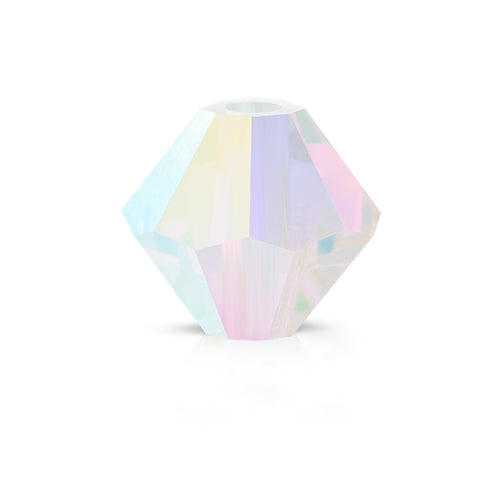 Preciosa Czech Crystal Bead Rondell 3mm 90pcs 451 69 302 Crystal Aurora Borealis x2