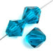 Preciosa Czech Crystal Bead Rondell 451 69 302 Blue Zircon