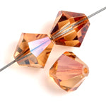 Preciosa Czech Crystal Bead Rondell 451 69 302 Celsian Halfcoat