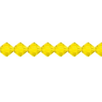 Preciosa Czech Crystal Bead Rondell 451 69 302 Citrine