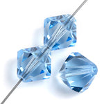 Preciosa Czech Crystal Bead Rondell 451 69 302 Light Sapphire