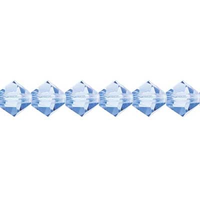 Preciosa Czech Crystal Bead Rondell 451 69 302 Light Sapphire