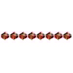 Preciosa Czech Crystal Bead Rondell 451 69 302 Light Burgundy