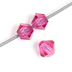 Preciosa Czech Crystal Bead Rondell 451 69 302 Fuchsia