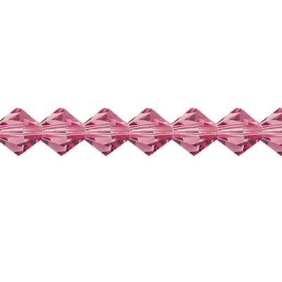 Preciosa Czech Crystal Bead Rondell 451 69 302 Indian Pink