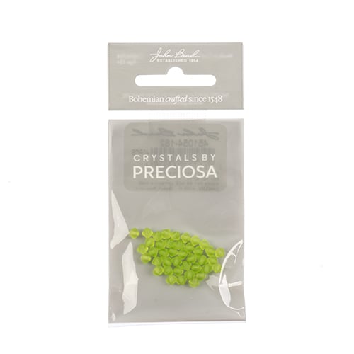 Preciosa Czech Crystal Bead Rondell 451 69 302 Limecicle Matt