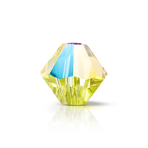 Preciosa Czech Crystal Bead Rondell 451 69 302 Citrine Glitter