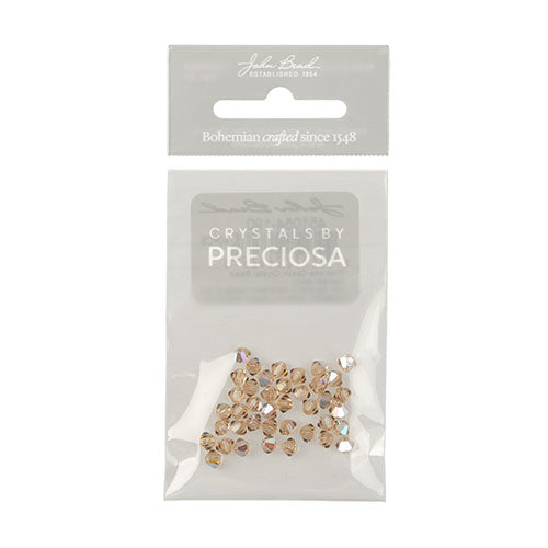 Preciosa Czech Crystal Bead Rondell 451 69 302 Light Colorado Topaz Glitter