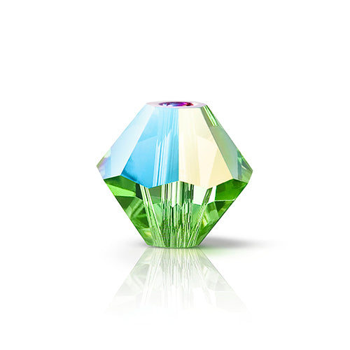 Preciosa Czech Crystal Bead Rondell 451 69 302 Peridot Glitter