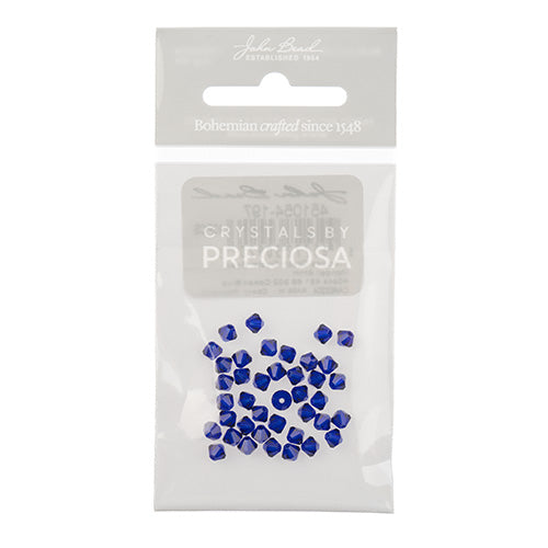 Preciosa Czech Crystal Bead Rondell 451 69 302 Cobalt Blue