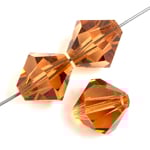 Preciosa Czech Crystal Bead Rondell 451 69 302 Light Colorado Topaz