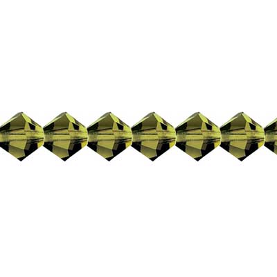 Preciosa Czech Crystal Bead Rondell 451 69 302 Olivine