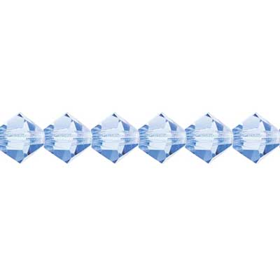 Preciosa Czech Crystal Bead Rondell 451 69 302 Light Sapphire