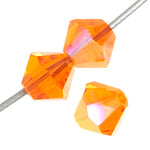 Preciosa Czech Crystal Bead Rondell 5mm 32pcs 451 69 302 Sun Aurora Borealis