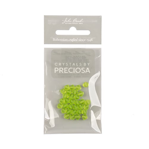 Preciosa Czech Crystal Bead Rondell 451 69 302 Limecicle Matt
