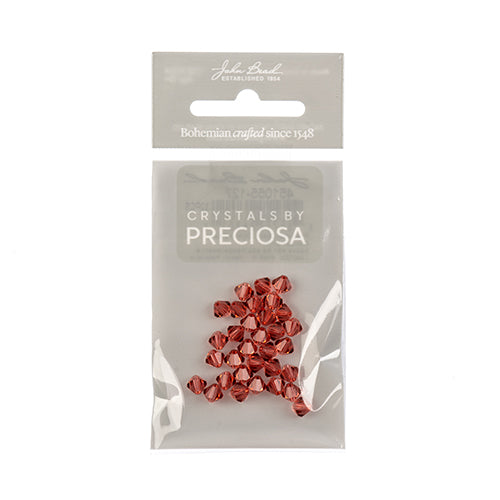 Preciosa Czech Crystal Bead Rondell 451 69 302 Padparadscha