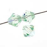 Preciosa Czech Crystal Bead Rondell 451 69 302 Chrysolite Aurora Borealis