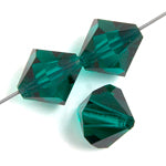 Preciosa Czech Crystal Bead Rondell 451 69 302 Emerald