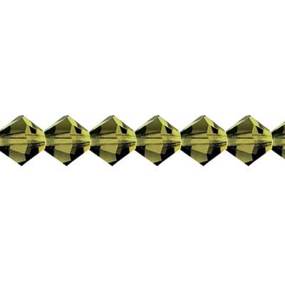 Preciosa Czech Crystal Bead Rondell 451 69 302 Olivine