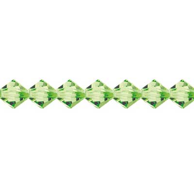 Preciosa Czech Crystal Bead Rondell 451 69 302 Peridot