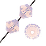 Preciosa Czech Crystal Bead Rondell 451 69 302 Rose Opal