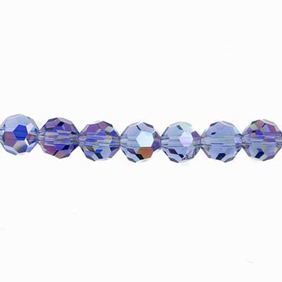 Preciosa Czech Crystal Bead Rondell 451 69 302 Tanzanite Aurora Borealis