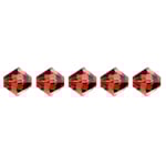 Preciosa Czech Crystal Bead Rondell 451 69 302 Light Burgundy