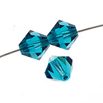 Preciosa Czech Crystal Bead Rondell 451 69 302 Indicolite