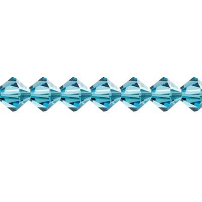 Preciosa Czech Crystal Bead Rondell 451 69 302 Indicolite
