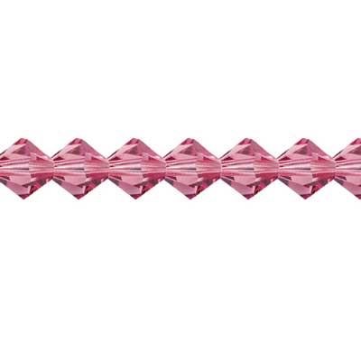 Preciosa Czech Crystal Bead Rondell 451 69 302 Indian Pink