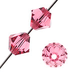 Preciosa Czech Crystal Bead Rondell 451 69 302 Indian Pink