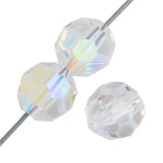 Preciosa 5in Strand Round Bead Crystal