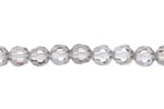 Preciosa 5in Strand Round Bead Crystal