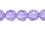 Preciosa 5in Strand Round Bead Violet