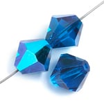 Preciosa 5in Strand Rondell Bead Capri Blue