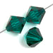 Preciosa 5in Strand Rondell Bead Emerald