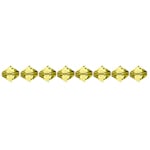 Preciosa 5in Strand Rondell Bead Jonquil