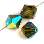 Preciosa 5in Strand Rondell Bead Olivine