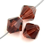 Preciosa 5in Strand Rondell Bead Burgundy