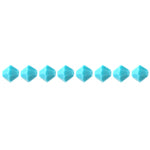 Preciosa 5in Strand Rondell Bead Turquoise