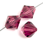 Preciosa 5in Strand Rondell Bead Amethyst