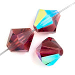 Preciosa 5in Strand Rondell Bead Light Amethyst