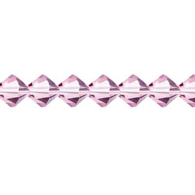 Preciosa 5in Strand Rondell Bead Light Amethyst