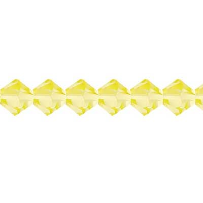Preciosa 5in Strand Rondell Bead Jonquil