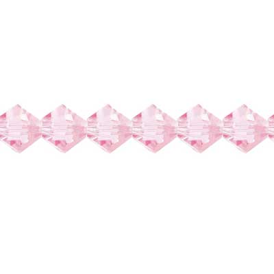 Preciosa 5in Strand Rondell Bead Pink Sapphire