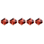 Preciosa 5in Strand Rondell Bead Burgundy
