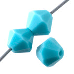 Preciosa 5in Strand Rondell Bead Turquoise