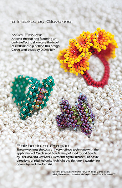 Ring Beading Projects With Czech Beads