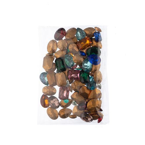 Multi T.T.C. Stones Pointed Back