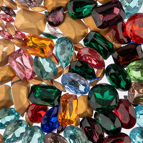 Multi T.T.C. Stones Pointed Back